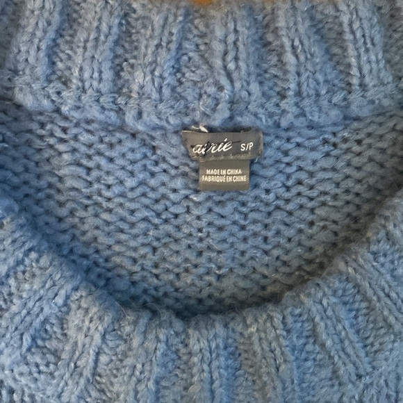Aerie poly/wool/alpaca blend crewneck sweater, oversized, good condition, size S - Picture 5 of 7